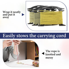 Rope winders suitable for fishing lines, mooring lines, and ski ropes