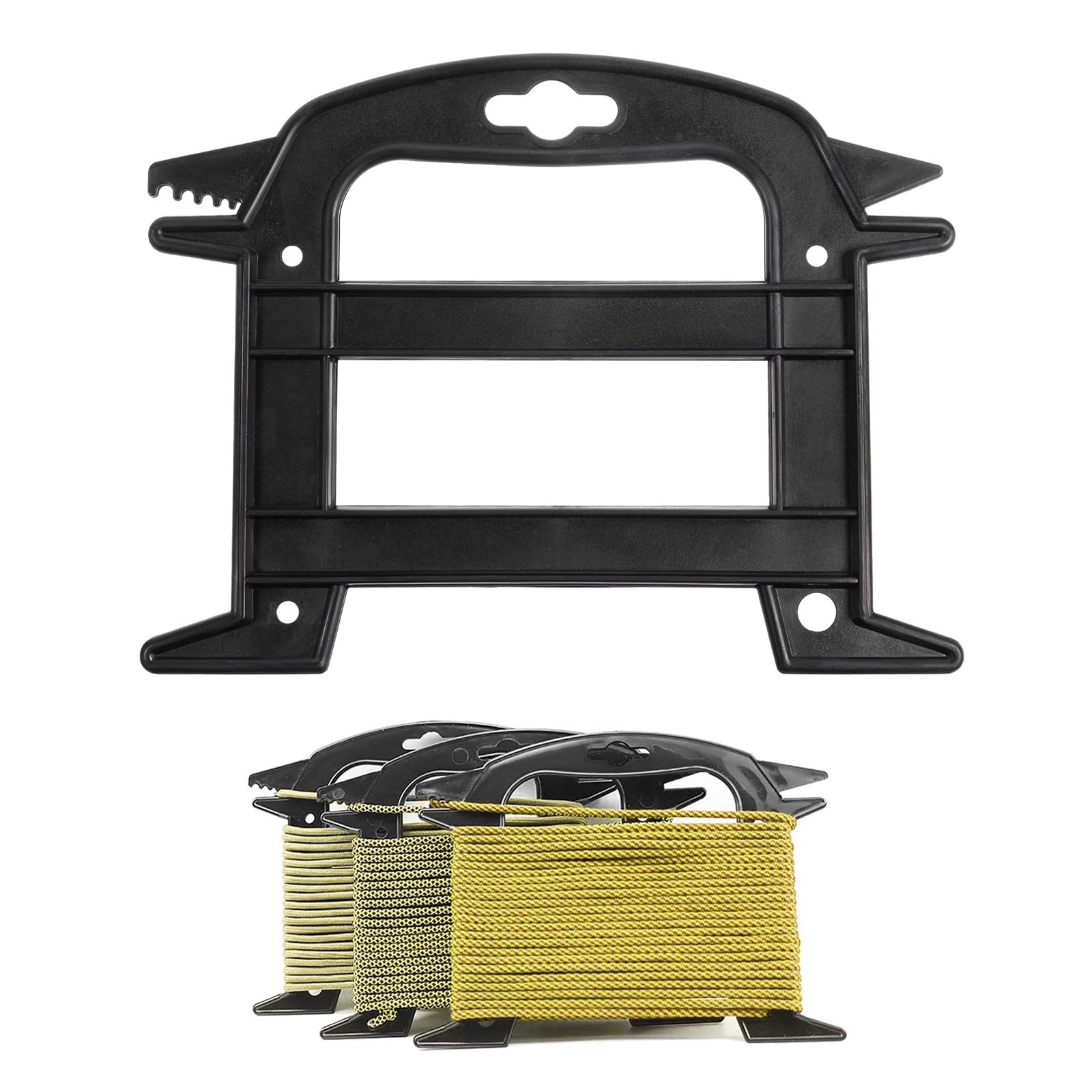 Durable black rope winder made of PP plastic