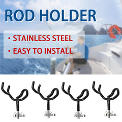Close-up of 3/8 inch coated steel rod in holder