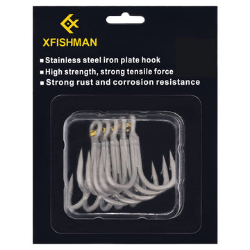 Treble hook size 5/0 for large plugs and jigs