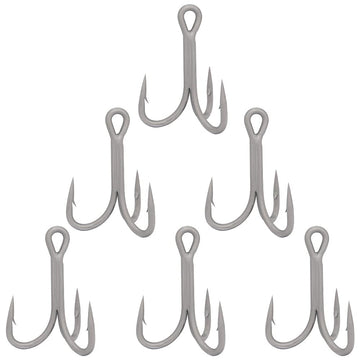 Pack of 4X Treble Hooks for saltwater big game