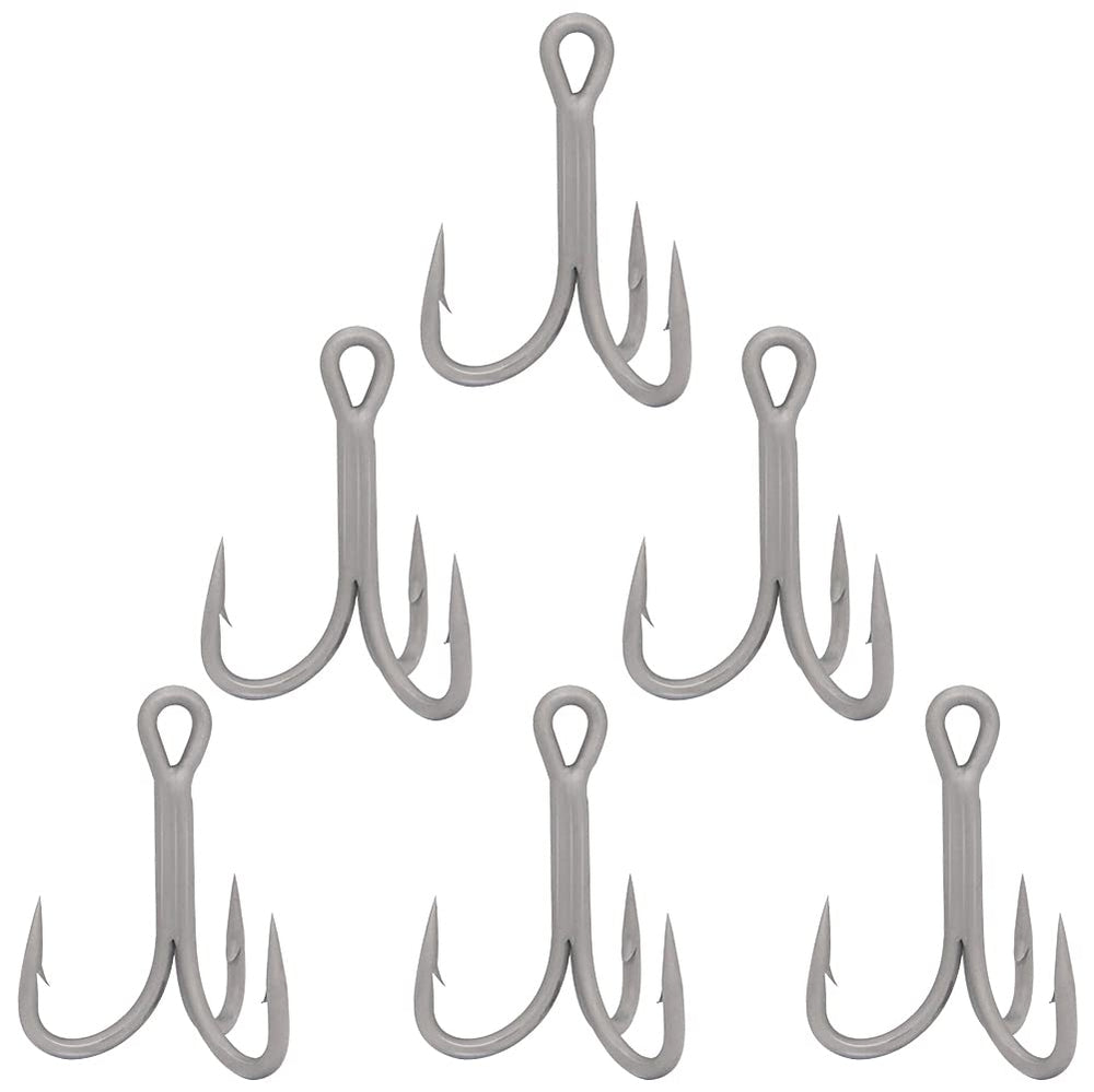 Pack of 4X Treble Hooks for saltwater big game
