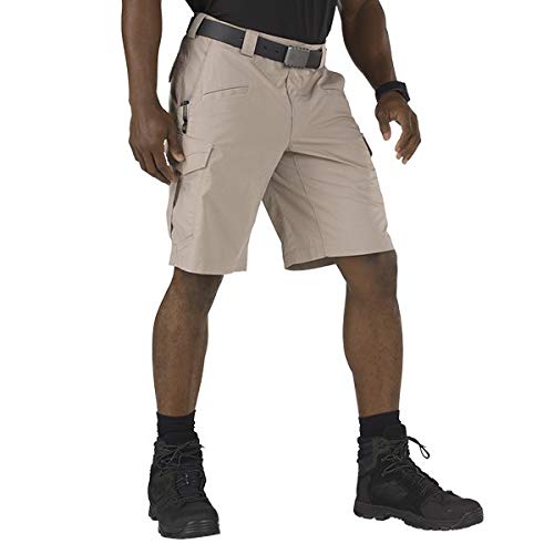 5.11 Stryke 11-inch EDC shorts fabric texture highlighting Flex Tac ripstop