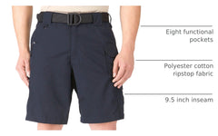 5.11 Taclite Pro Cargo Shorts in dark navy shade ideal for tactical daily carry