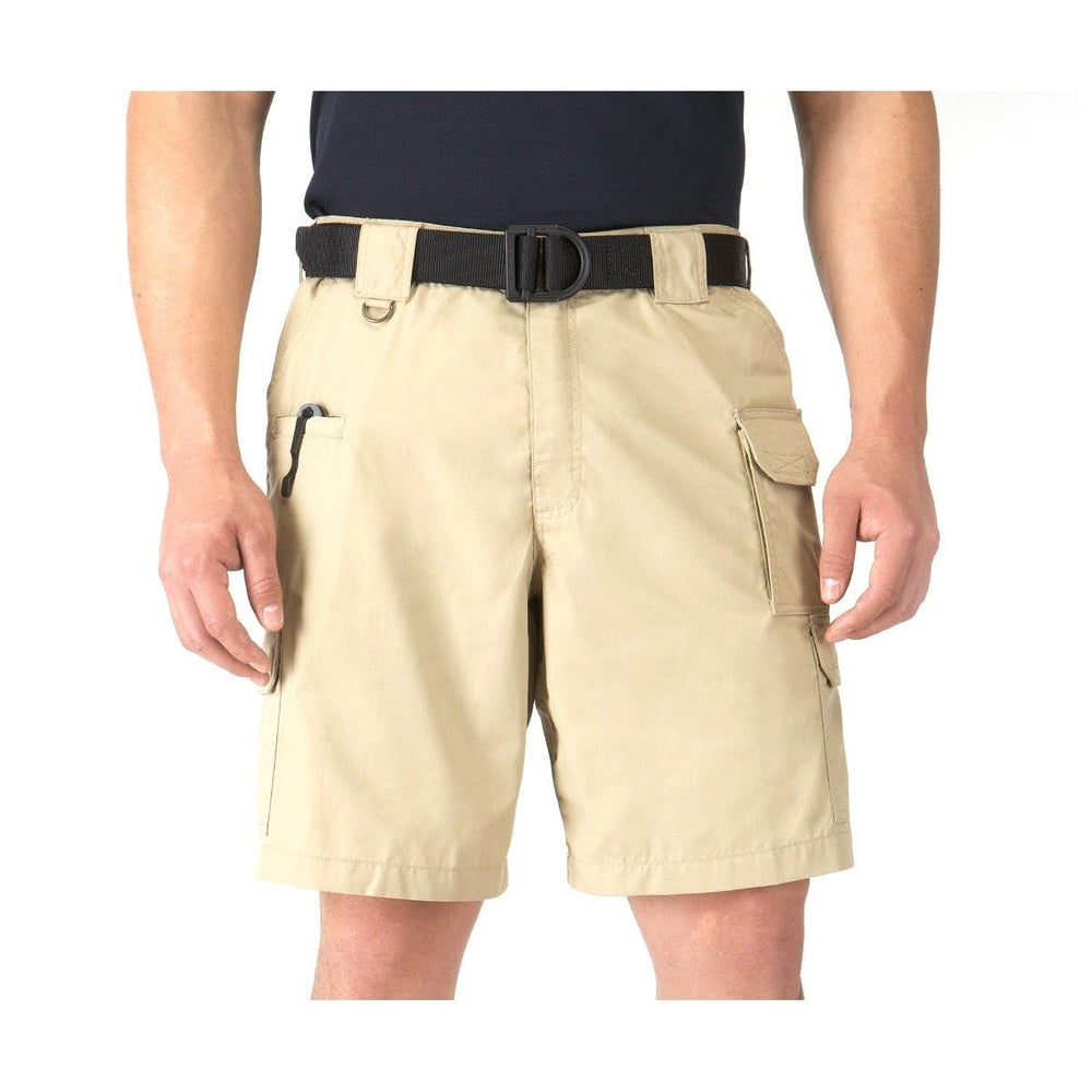 5.11 Taclite Pro Cargo Shorts front view highlights rugged durability for outdoor missions.