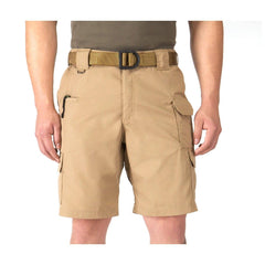 5.11 Taclite Pro Cargo Shorts front view highlight rugged durability for outdoor work