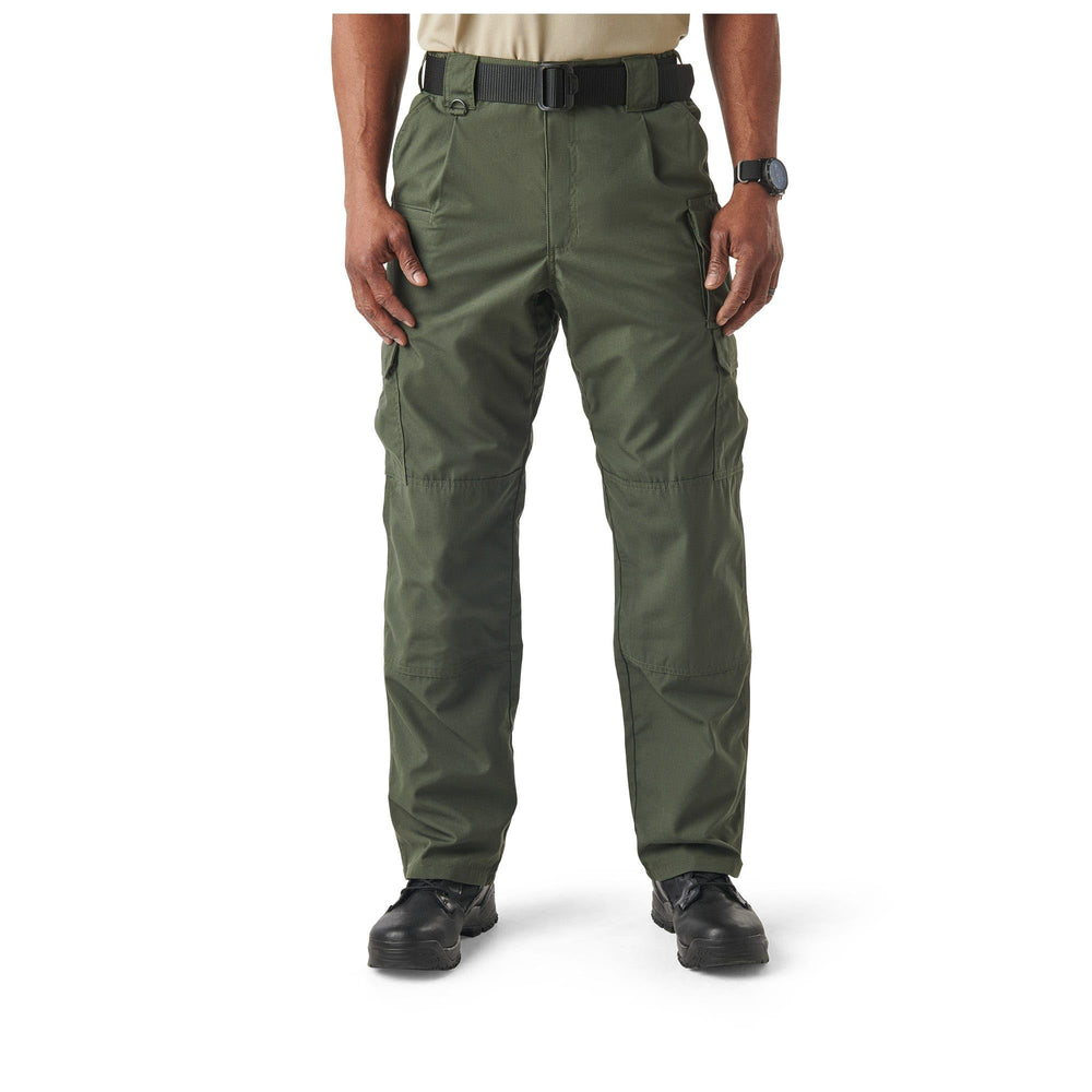 5.11 Taclite Pro Ripstop fabric closeup shows durable weave for long-wear comfort.