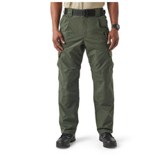 5.11 Taclite Pro Ripstop fabric closeup shows durable weave for long-wear comfort.