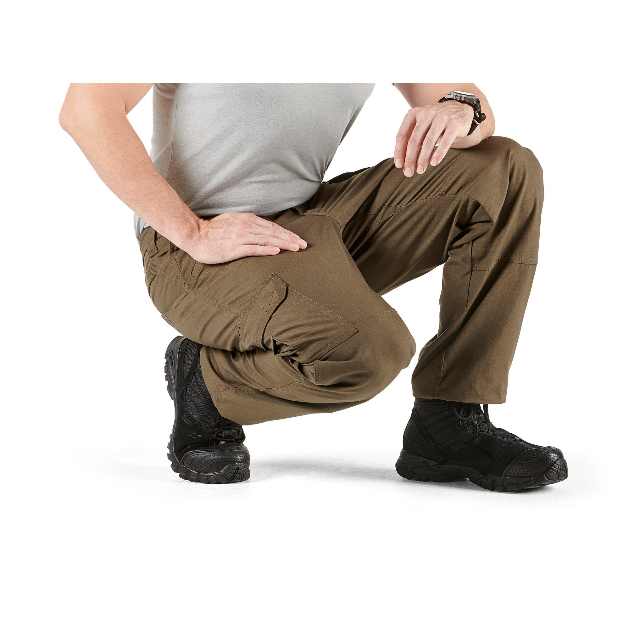 5.11 Taclite Pro pants in field use showcasing practical cargo organization.