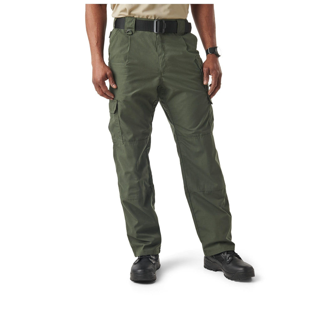 5.11 Taclite Pro Ripstop waistband flexibility demonstrates all-day mobility.