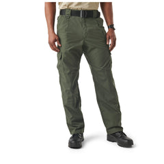 5.11 Taclite Pro Ripstop waistband flexibility demonstrates all-day mobility.