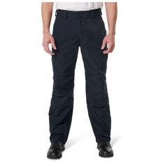 5.11 Tactical EMT pants close-up of rugged Flex-Tac fabric for durability.