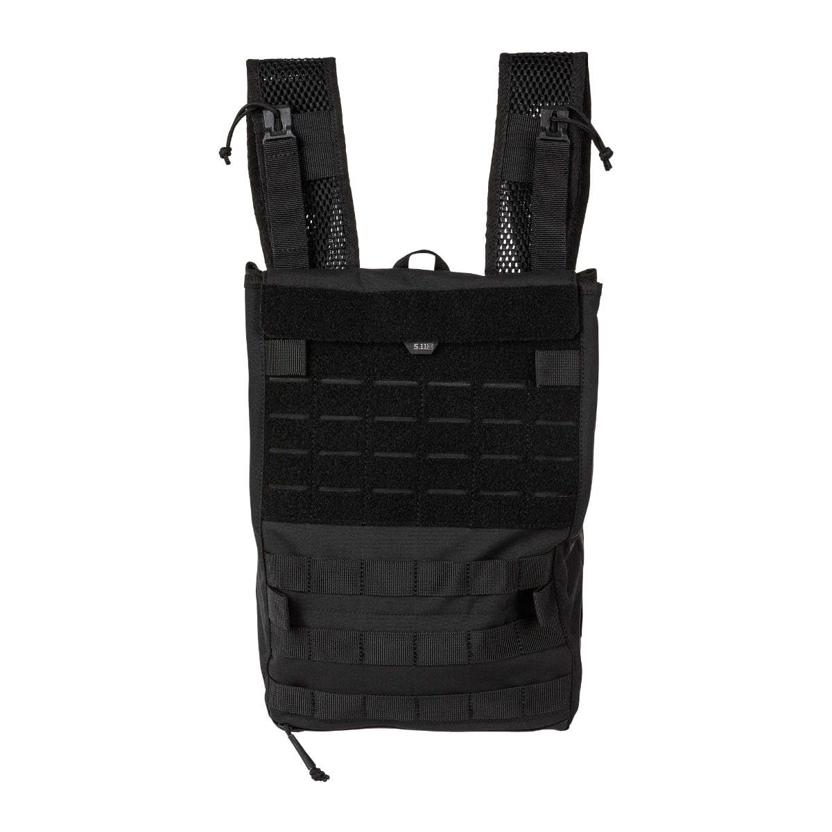 The 5.11 water hydration carrier front view for quick hydration during activities.
