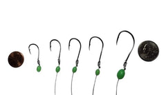 Dropper loop connected Berkley leader and ball bearing swivel