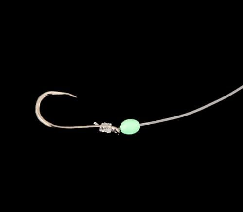 Hand-tied hi-low rig setup suitable for Sea Bass, Porgy, and Cod