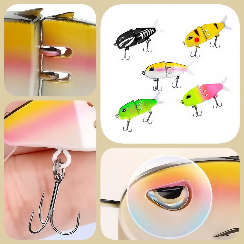 Glide bait ideal for bass pike and trout in freshwater