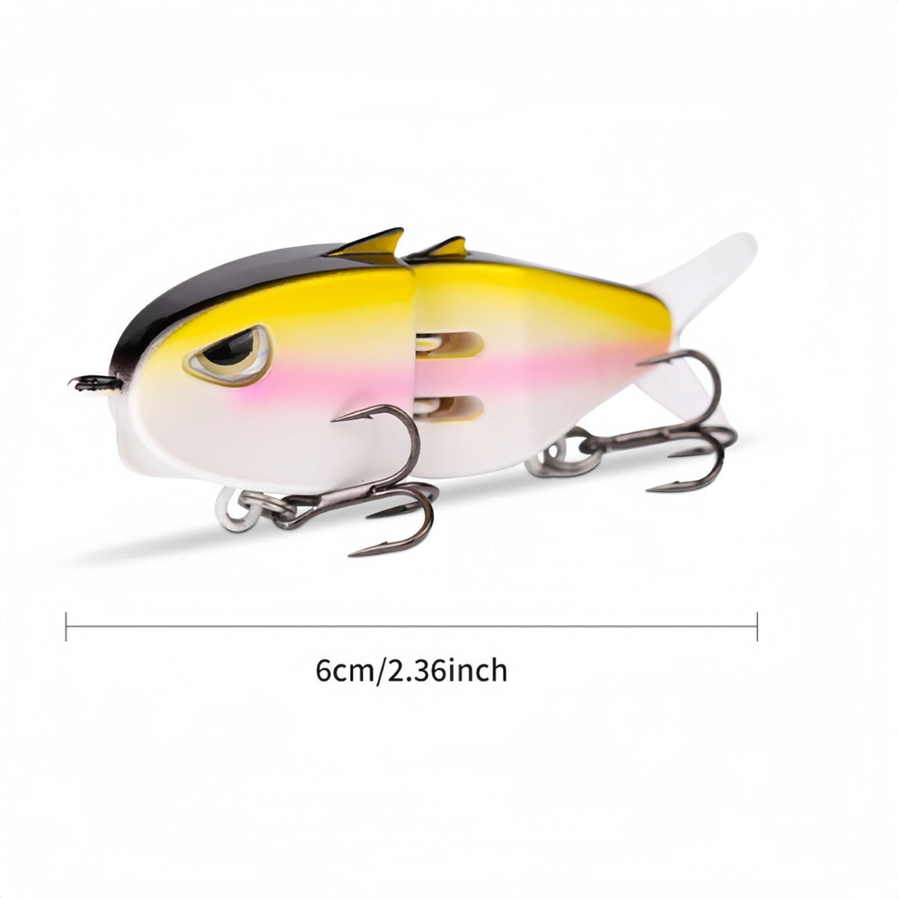 5 Pcs Mini Glide Bait set suitable for freshwater and saltwater fishing