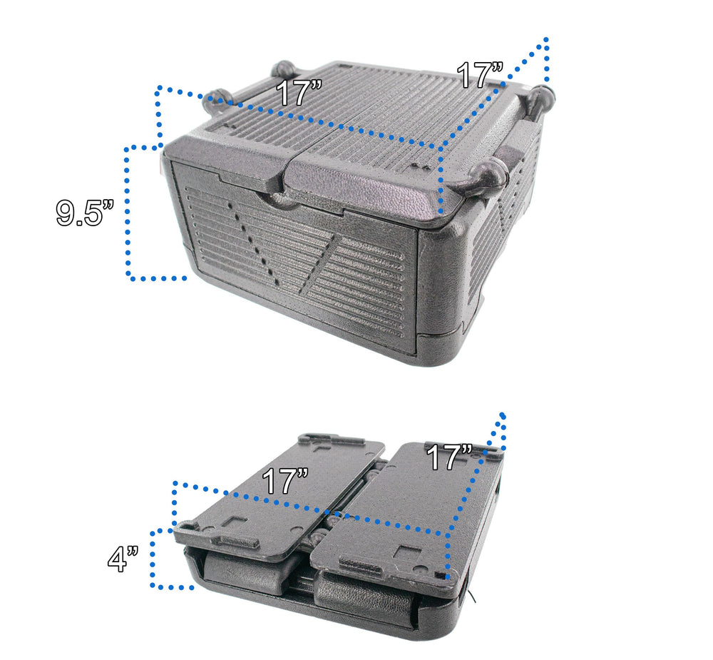 5 STAR SUPER DEALS Chill Ice cooler used at a picnic for fresh groceries.