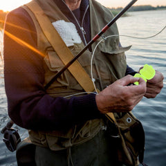 Medium-size plastic fishing hook box for tackle organization