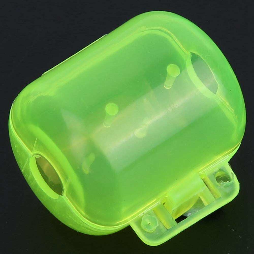 Compact and lightweight yellow fishing hook box for travel