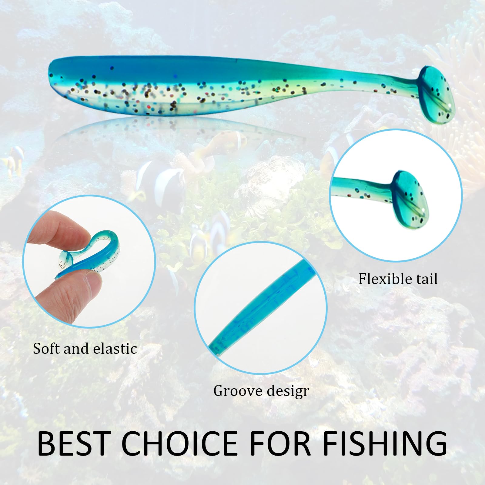 50 baits with 10-color mix ready for fishing