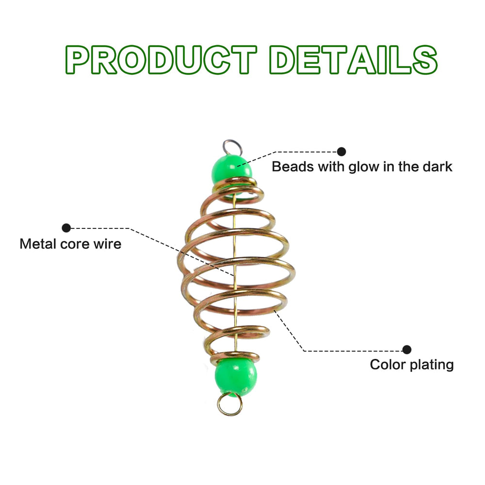 Durable stainless steel carp bait cage for freshwater and saltwater