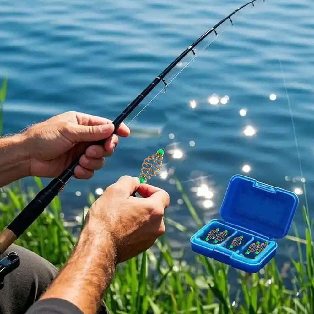 50-piece carp fishing accessory gift-ready bait holder set