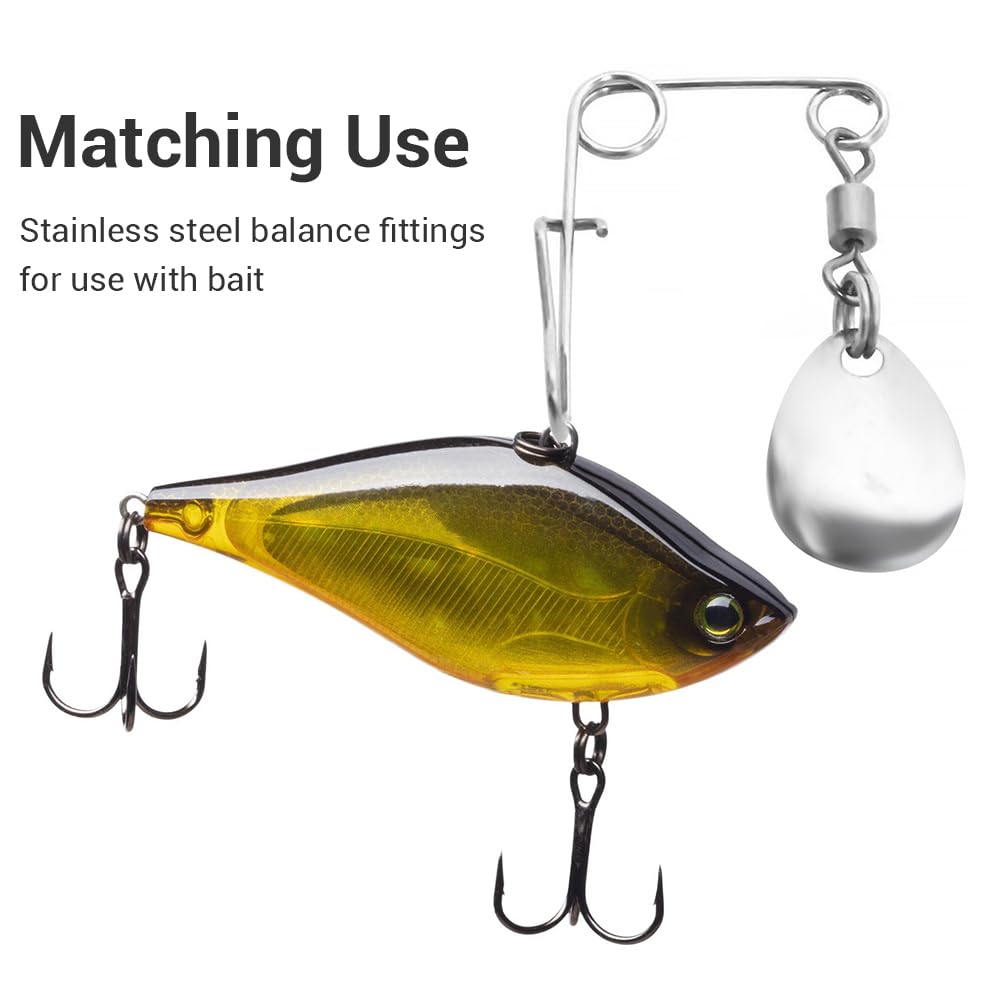 Assorted spinner blades suitable for bass and trout fishing