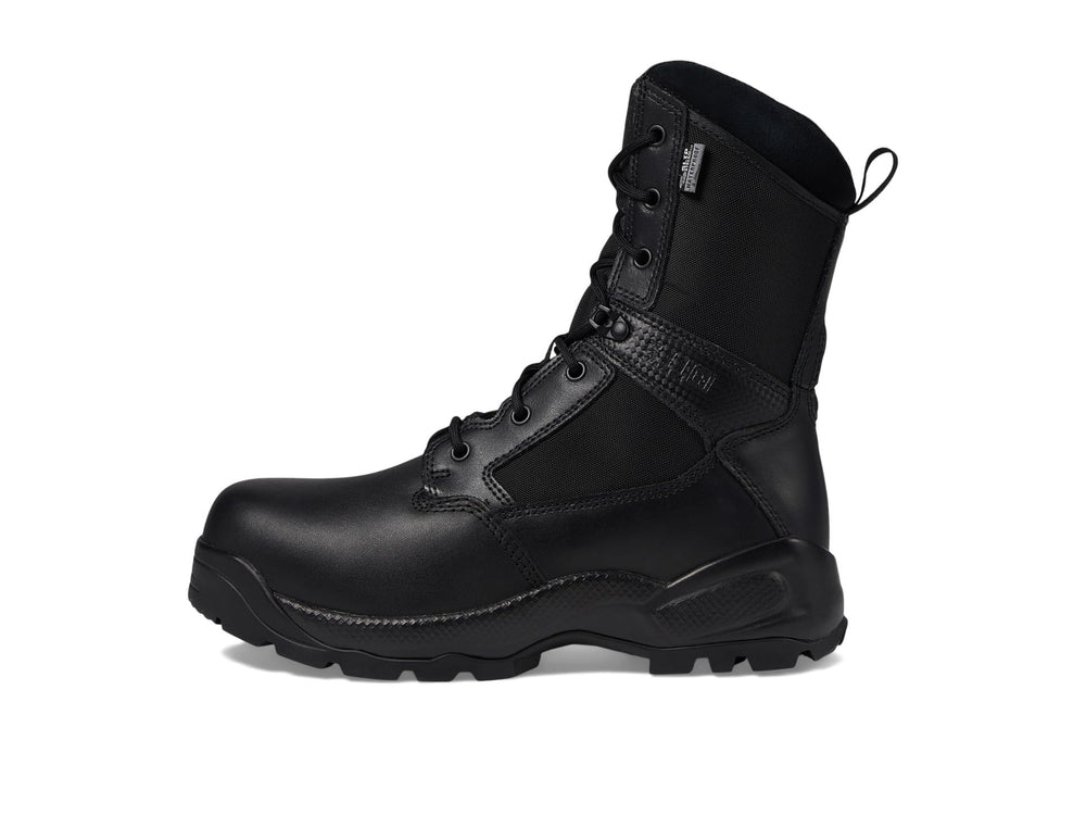 5.11 ATAC 2.0 boot full grain leather toe boosts durability.