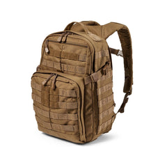 511 RUSH 12 2.0 backpack front view highlights rugged versatility for travel and daily organization.