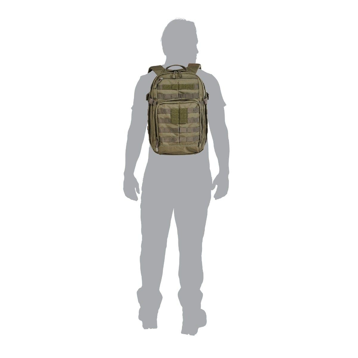 511 RUSH 12 2.0 backpack hydration compartment helps stay refreshed during activities.