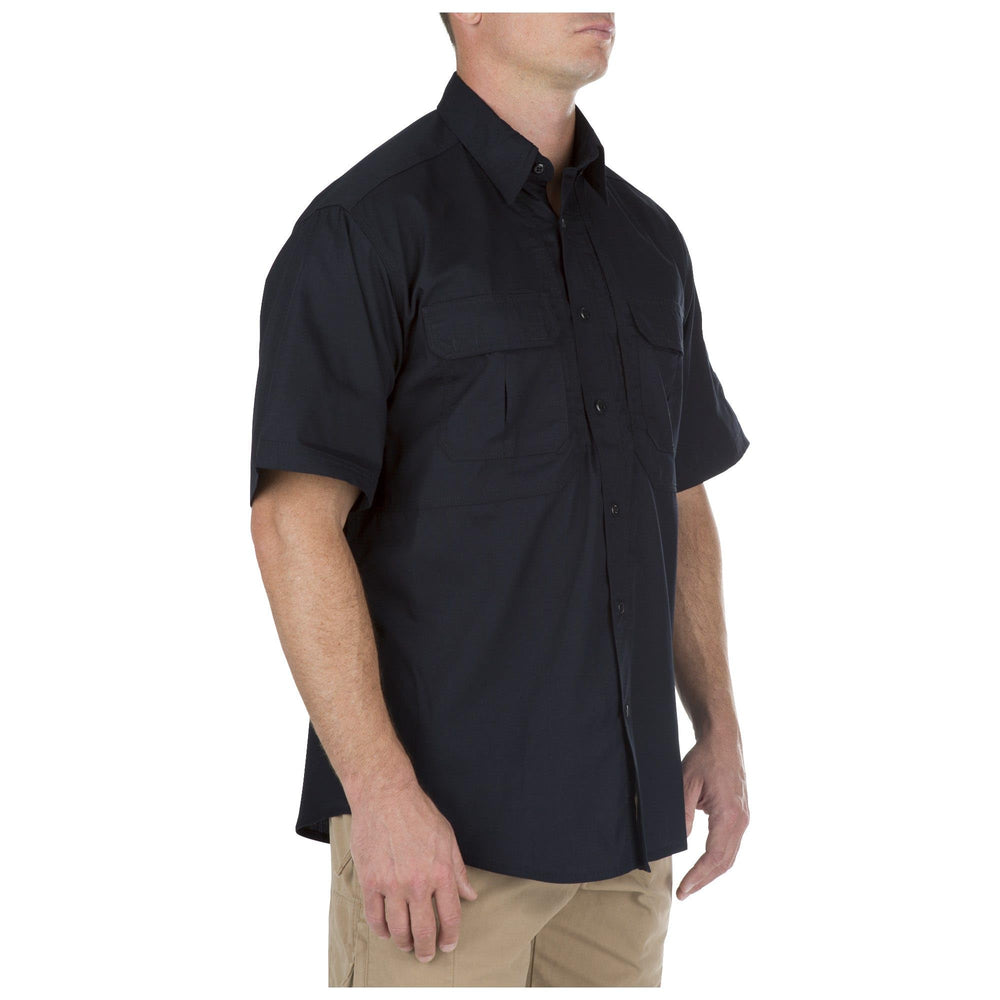 5.11 511 Taclite Pro shirt side view shows vented back for cooling during hot days