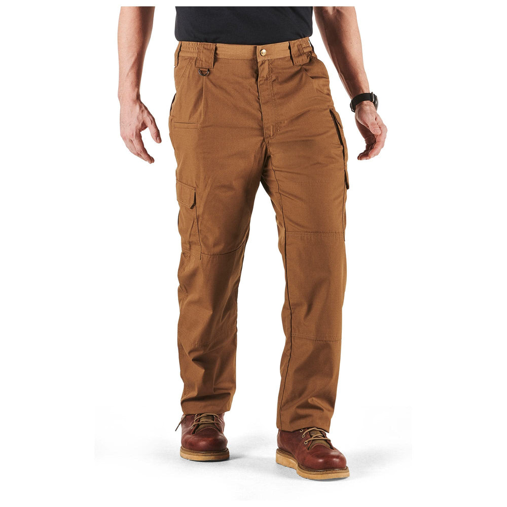 5.11 Taclite Pro Ripstop Pants action waistband closeup emphasizes flexible movement.