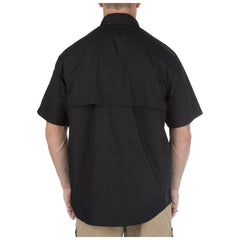 511 Taclite Pro shirt cape-back vent demonstrates breathability in warm conditions.