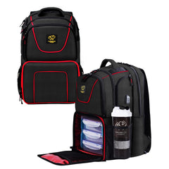 519 Fitness Meal Prep Backpack front view in black, durable daily meal transport