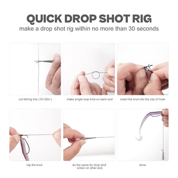 No-tie swivel hook design for faster setups