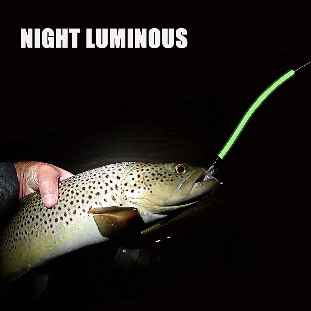 Deep sea night fishing setup showcasing the 5M luminous tube