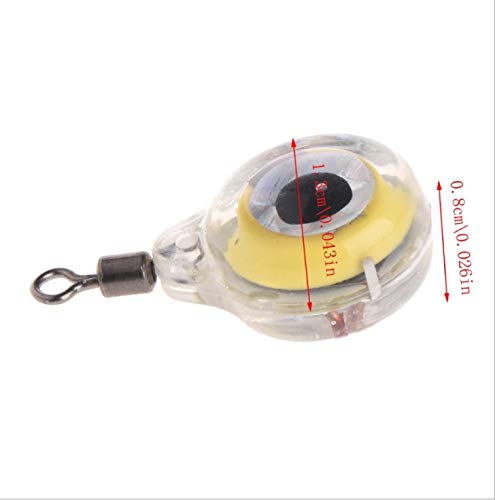 Water-activated fishing lights in action for deep sea fishing