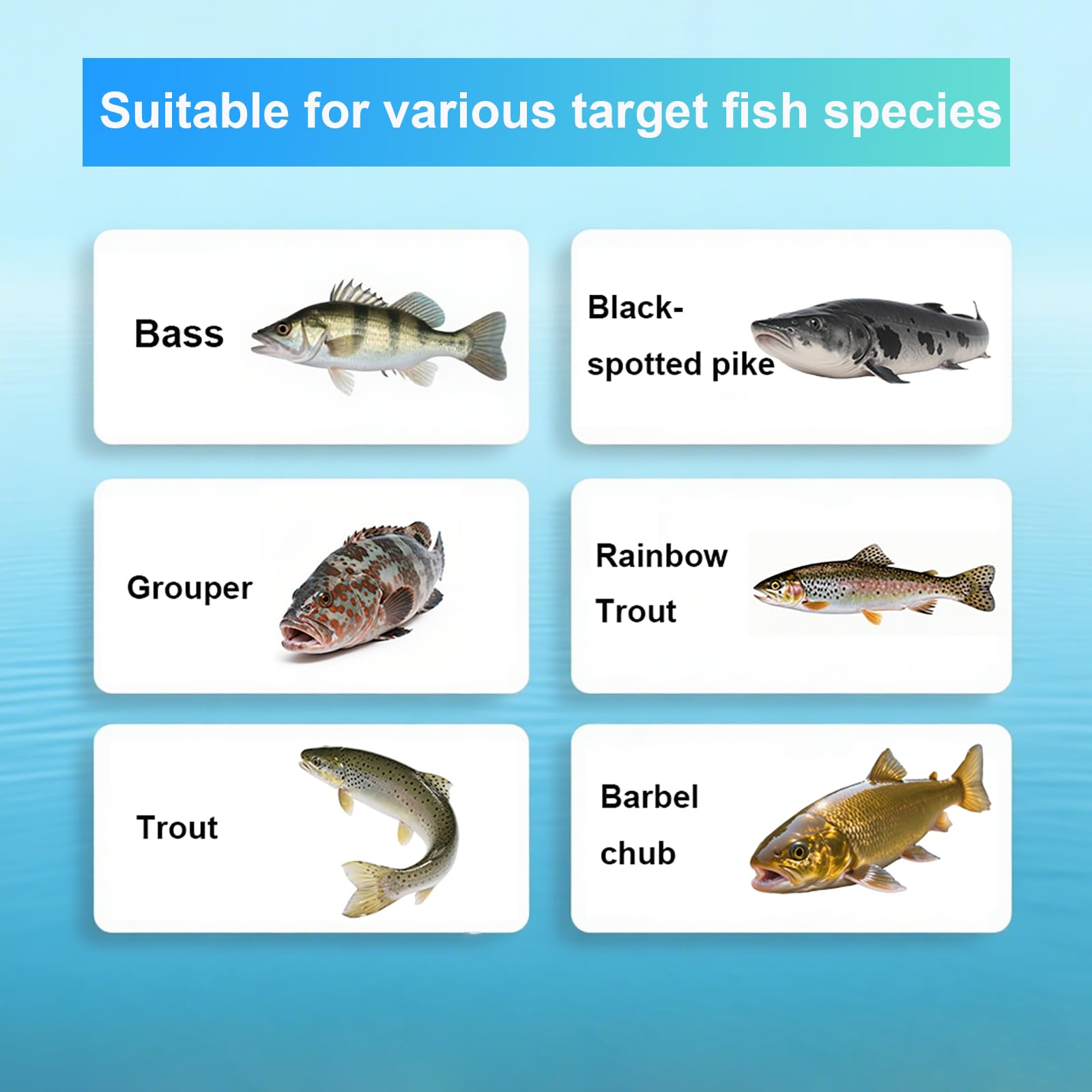 Versatile use in freshwater and saltwater environments