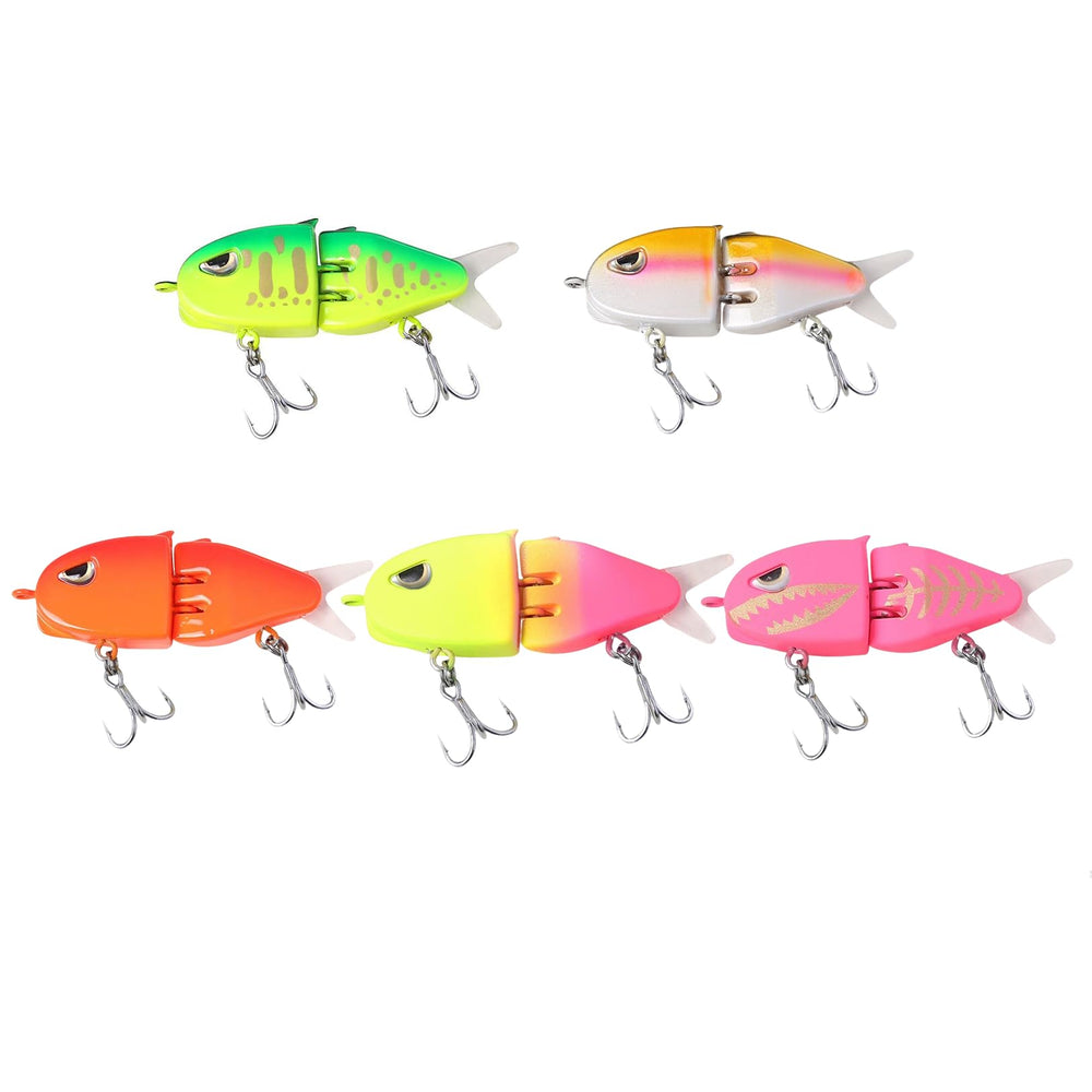 Compact, all-environment swimbait set in tackle box