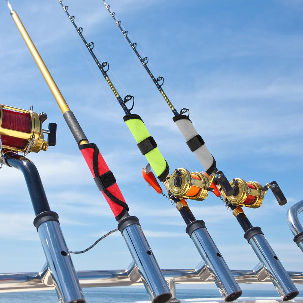 Green lure wrap protecting lures during transport