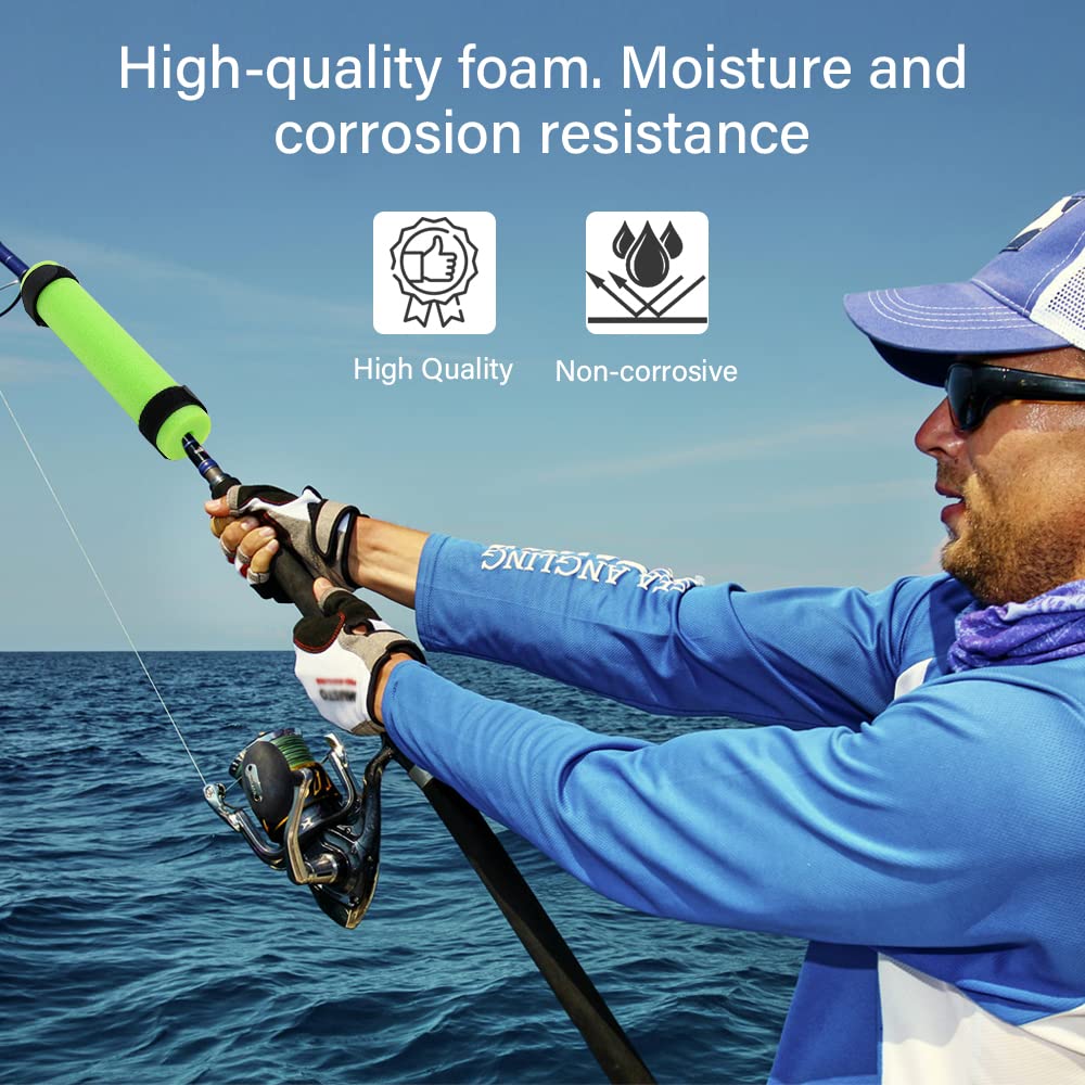 High buoyancy foam fishing rod float for rods
