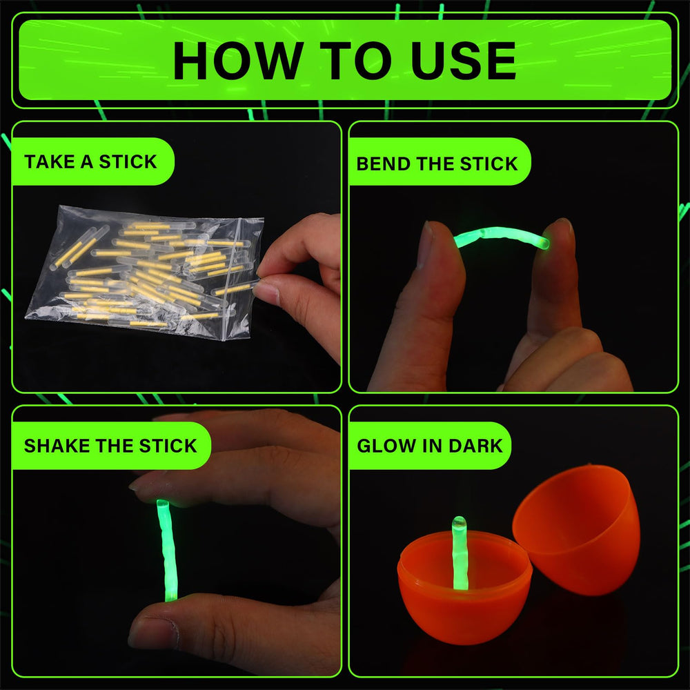 Non-toxic durable glow sticks with bend-to-activate design