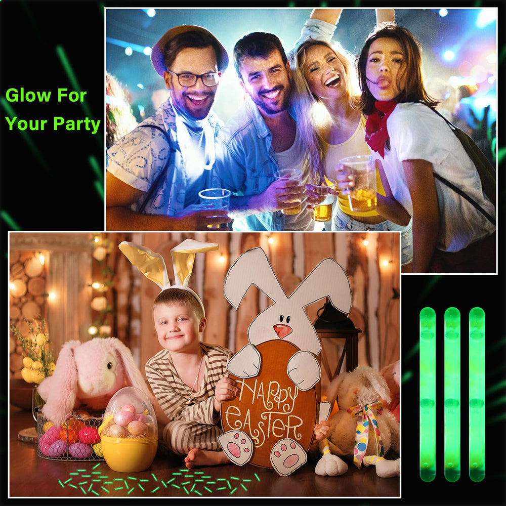 Glow sticks for concerts, raves, camping and nightlife