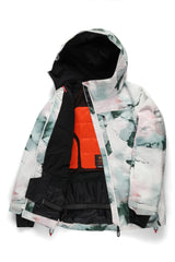 686 GLCR Hydra jacket side profile shows breathable vents for all-day comfort.