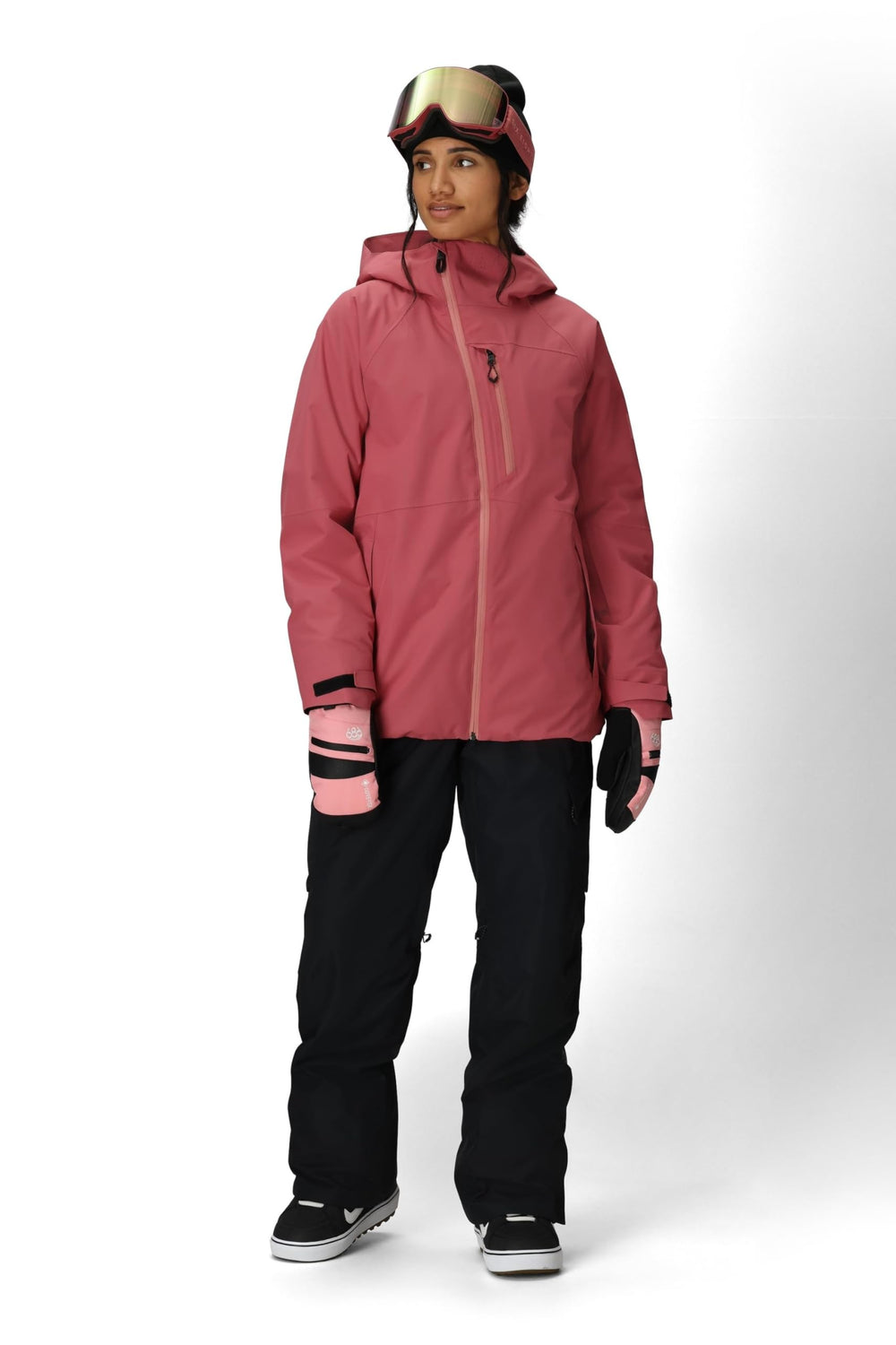 686 GLCR Hydra insulated jacket articulated fit enables comfortable movement