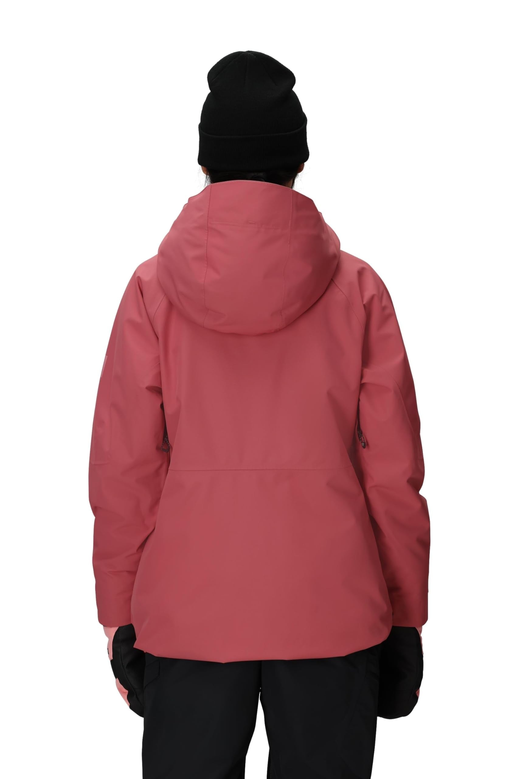 686 GLCR Hydra insulated jacket hood-link area for secure weather protection