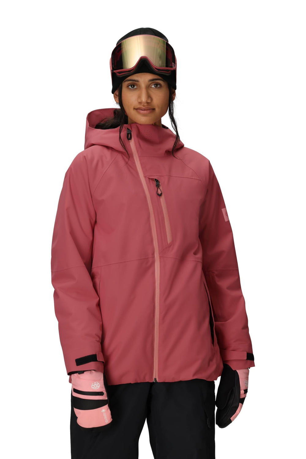 686 GLCR Hydra insulated jacket taped seams and 20k fabric block wind and moisture