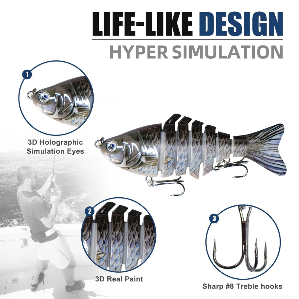 Lure with built-in gravity ball for longer casts