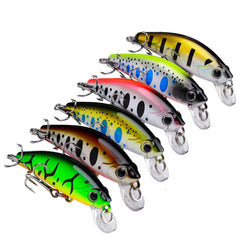 Close-up of minnow lure eye and body pattern